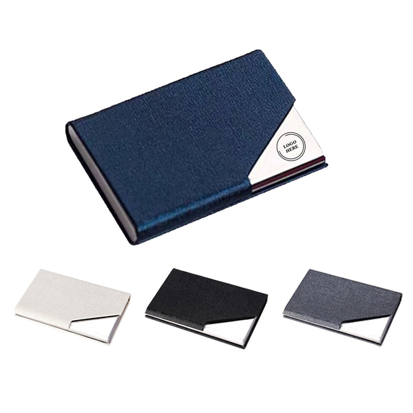 Magnetic Business Card Case covered by PU Cloth