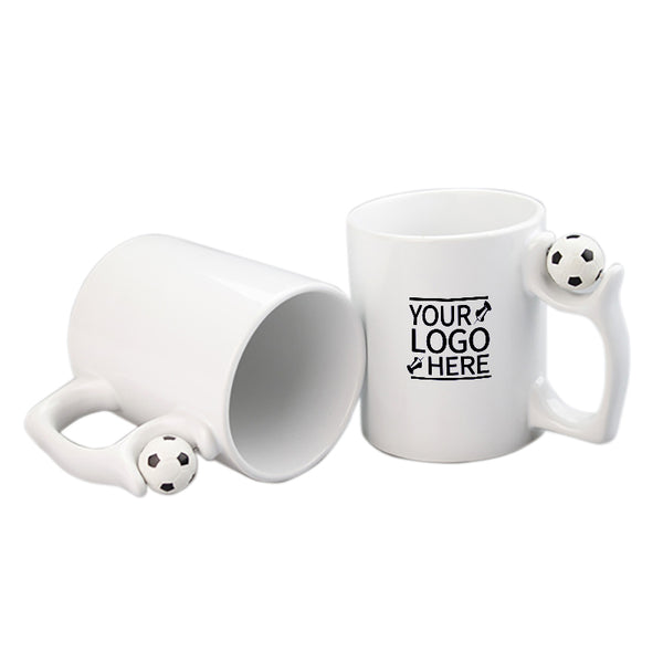 Sublimation With Logo Travel Coffee Football Wholesale Mugs
