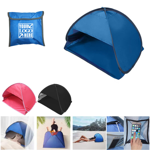 Outdoor Quick-opening Beach Sunshade Headrest Tent