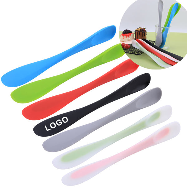 Integrated silicone spatula