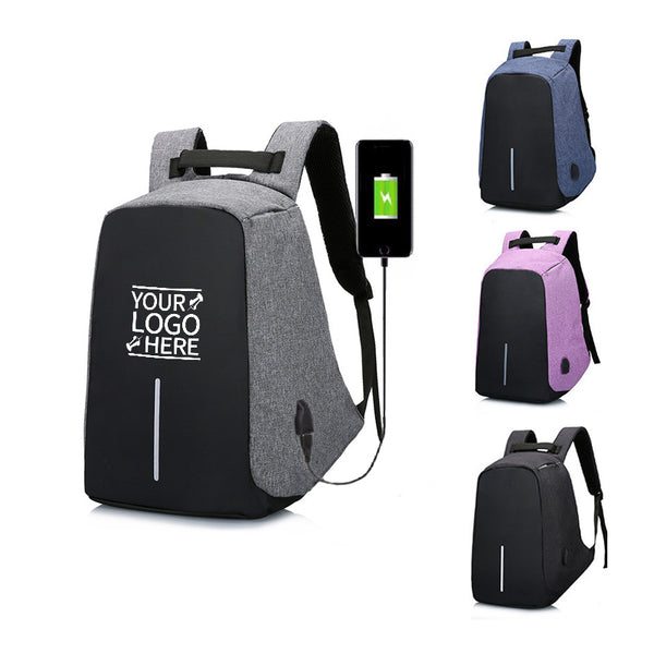 Men's Smart Travel Laptop Backpack with USB Charging Port