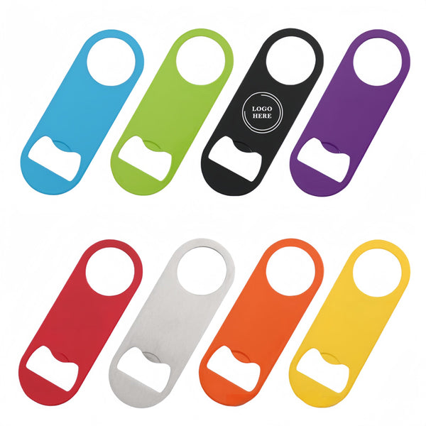 Colorful Stainless Steel Flat Bottle Opener