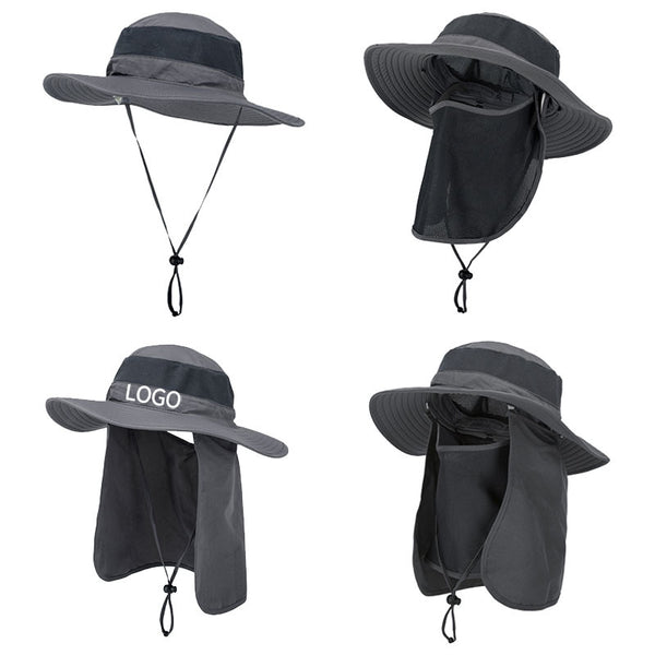 UPF50 Protection Face Cover Summer Outdoor Sun Neck Flap Hat