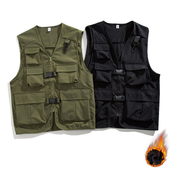 Casual Outdoor Work Multi Pockets Cargo Vests