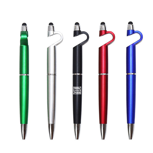 3 in 1 Multifunctional Phone Stand Stylus Ballpoint Pens