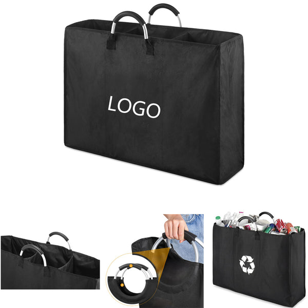 Portable Three-compartment Storage Basket