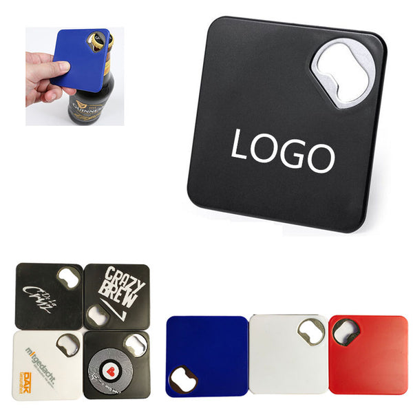 Square Coaster Bottle Opener