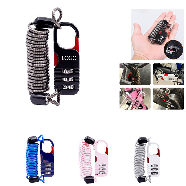 Multi-Purpose Mini Steel Wire Password Cable Lock