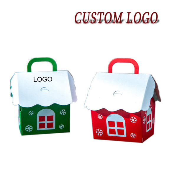 Cardboard Crafting 3D Christmas Gift Cookie Boxes