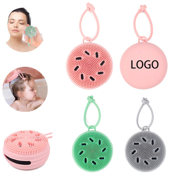 Silicone Facial Cleansing Brush with Handle