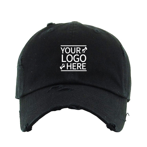 Vintage Washed Distressed Cotton Baseball Cap Adjustable