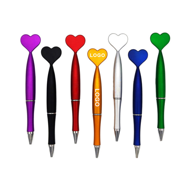 Cartoon heart shaped ballpoint pen