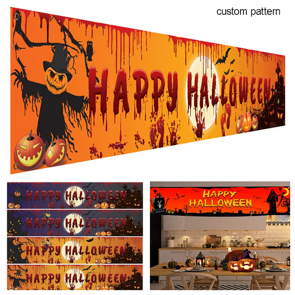 Halloween garden banner