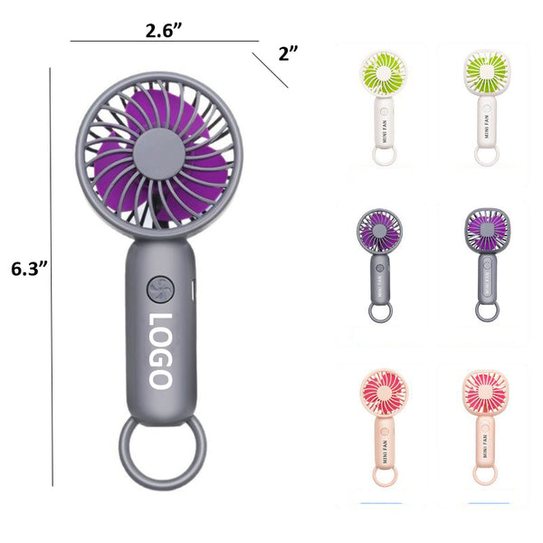 USB Rechargeable Handheld Mini Fan