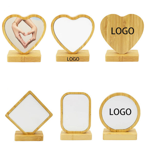 Magnetic Bamboo Picture Frame Ornaments