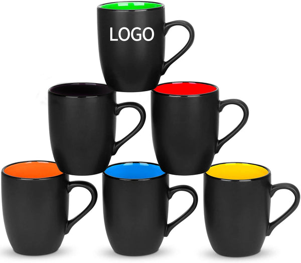 16 oz 6 colors Large Coffee Mug Matte Black Porcelain Mug
