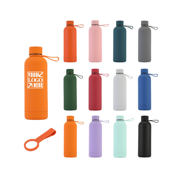 17oz Narrow Mouth Stainless Steel Fitness Water Bottle