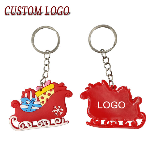 Kawaii Soft PVC Christmas Gift Keychain for Women