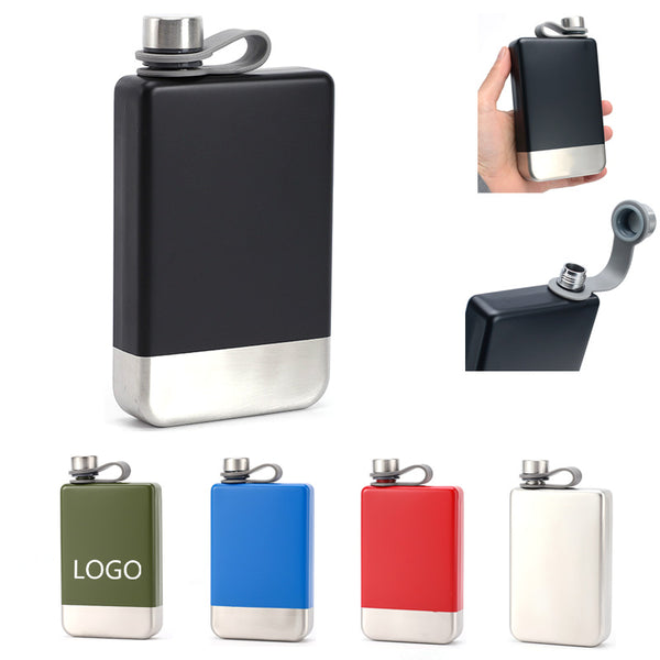 9oz Stainless Steel Whiskey Wine Bottle