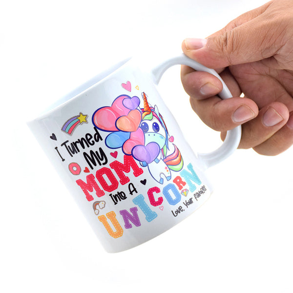 Heat Transfer Custom Print Low MOQ White Birthday Gift Mug