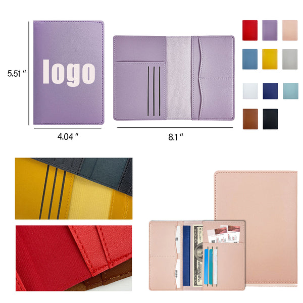 PU Leather Passport Holder