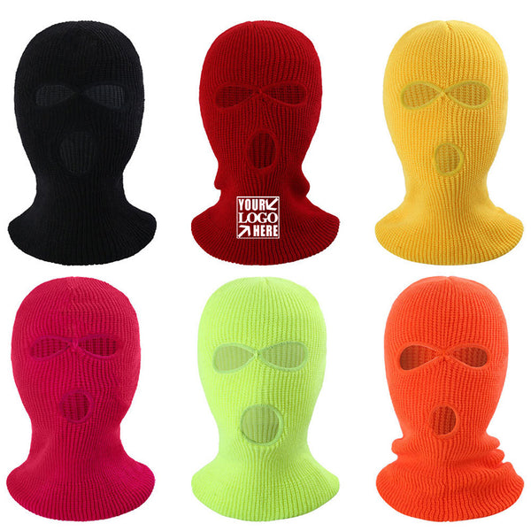 3-Hole Knitted Full Face Cover