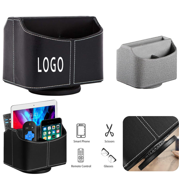 Leather Rotating Storage Box