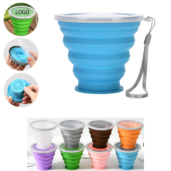 Outdoor Travel Silicone Folding Cup 9oz