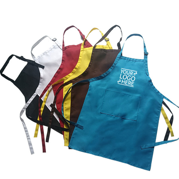 100% Polyester Washable Child Adjustable Strap Student Apron