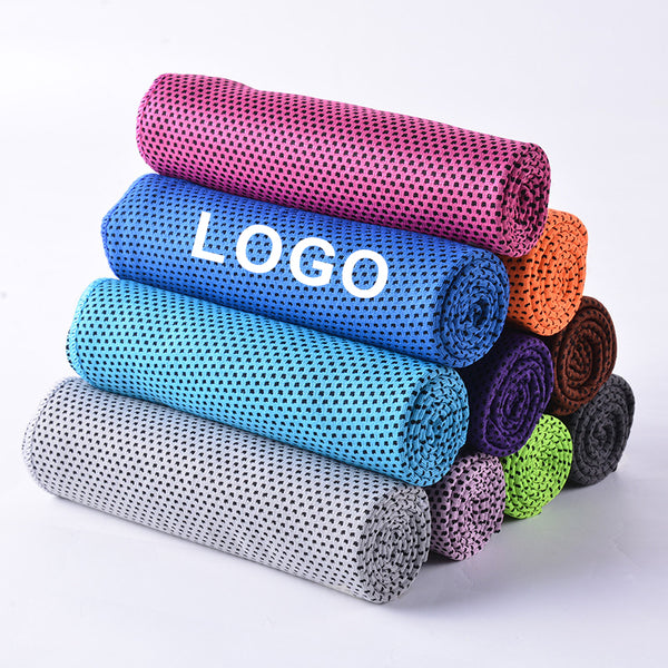 Cooling towel for wiping sweat and outdoors