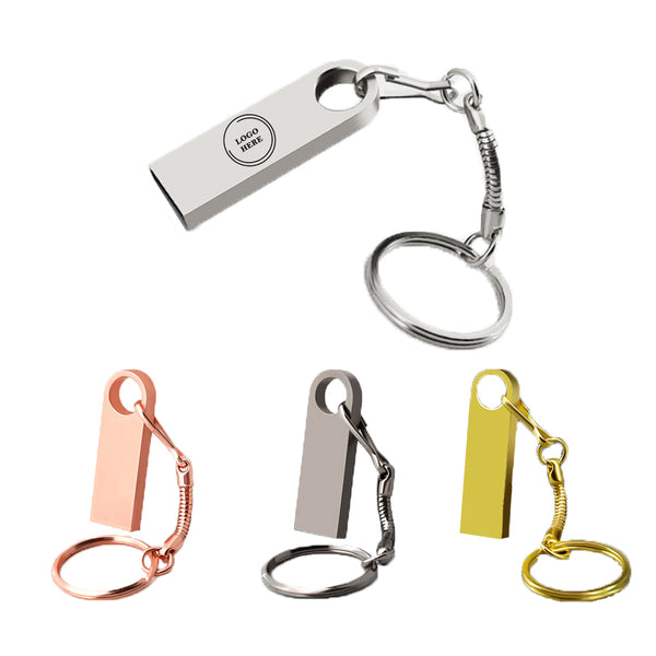 32GB USB 3.0 Key Chain Flash Drive with Metal Case