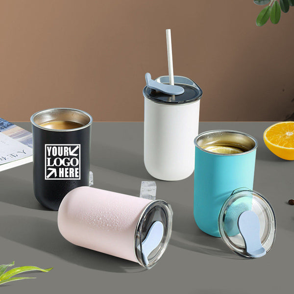 304 Stainless Steel Coffee Mug With Lid