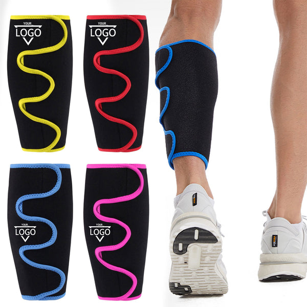 Shock-absorbing muscle pressure calf sleeve