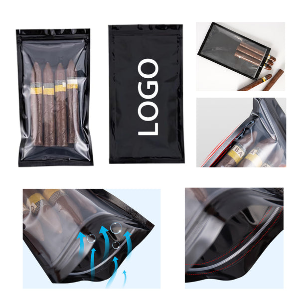 Clear Reclosable Plastic Cigars Bags