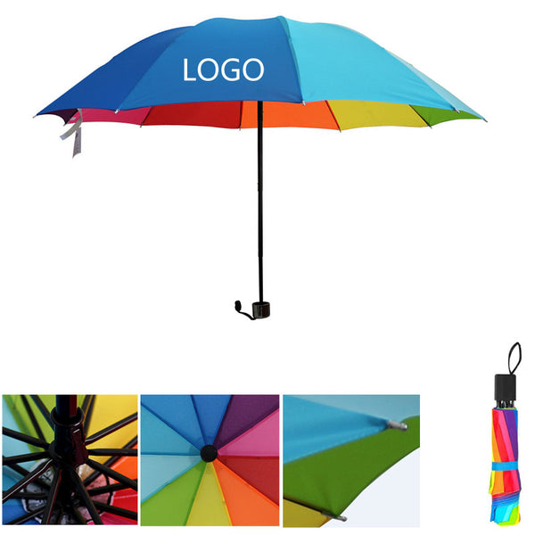 Foldable Rainbow Umbrella