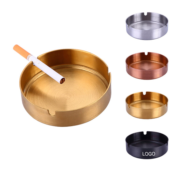 Tabletop Round Stainless Steel Cigarette Ash Tray