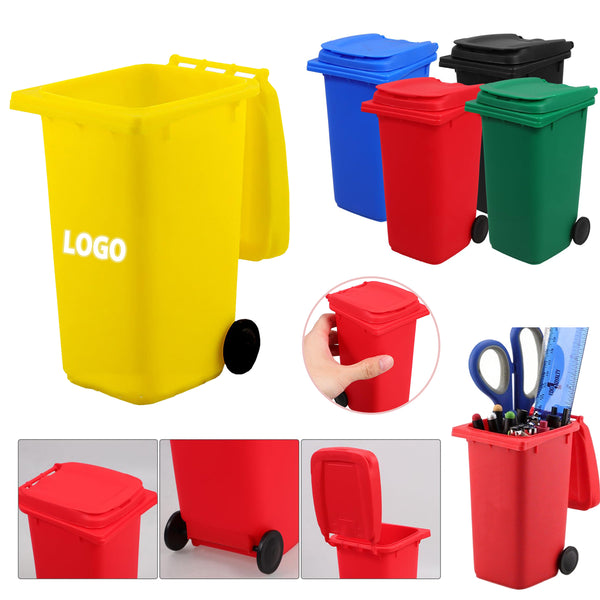 Mini Trash Can Pen Holder