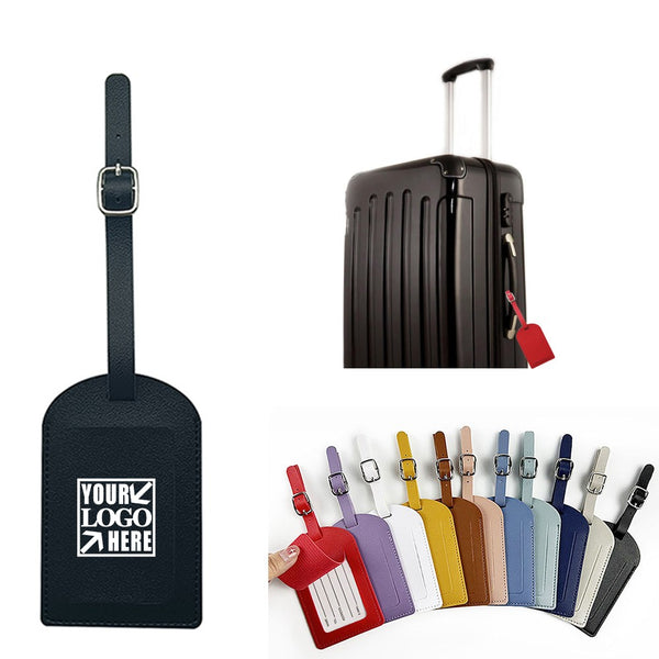 PU Leather Luggage Tag