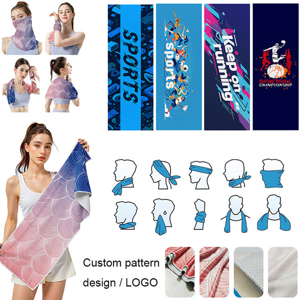 Sport Ice Silk Cool Quick-drying Towel