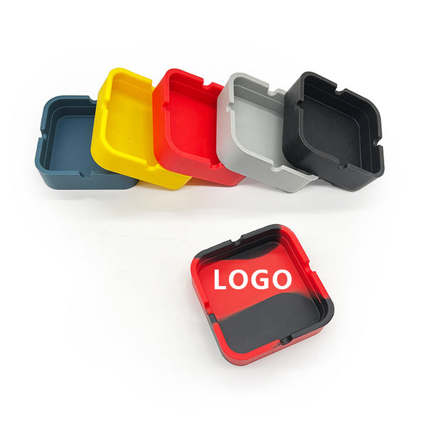 Square Silicone Ashtray