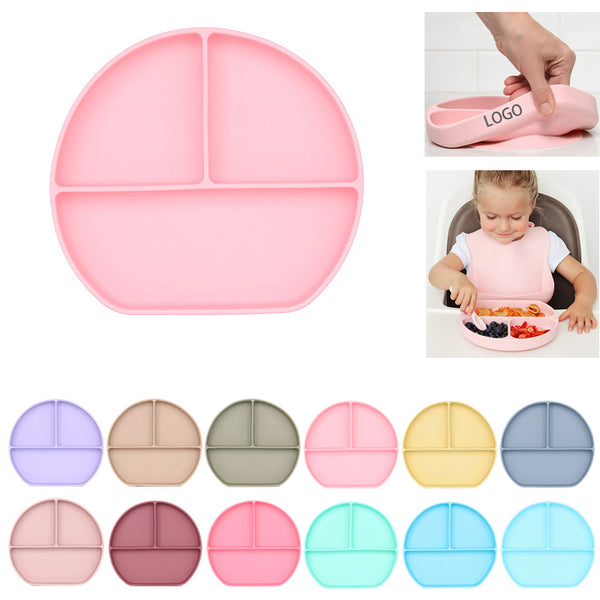 Baby Sucker Silicone Dining Plate