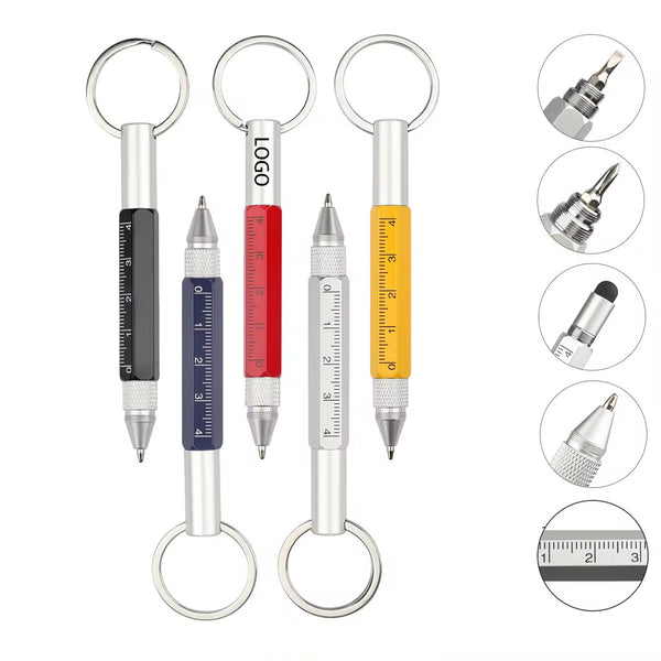Multi-function Ballpoint Pen with Screwdriver Ruler