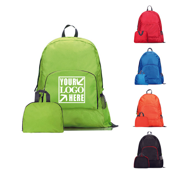 Vintage Folding Backpack Travel Laptop Bookbag