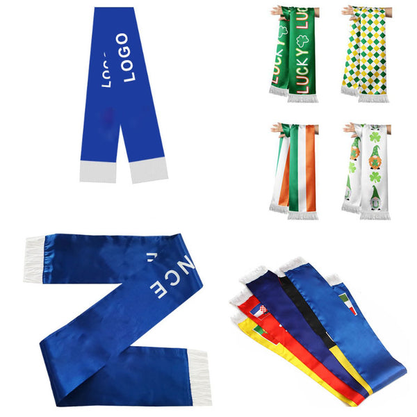 St. Patrick's Day Irish Flag Shamrock Scarf