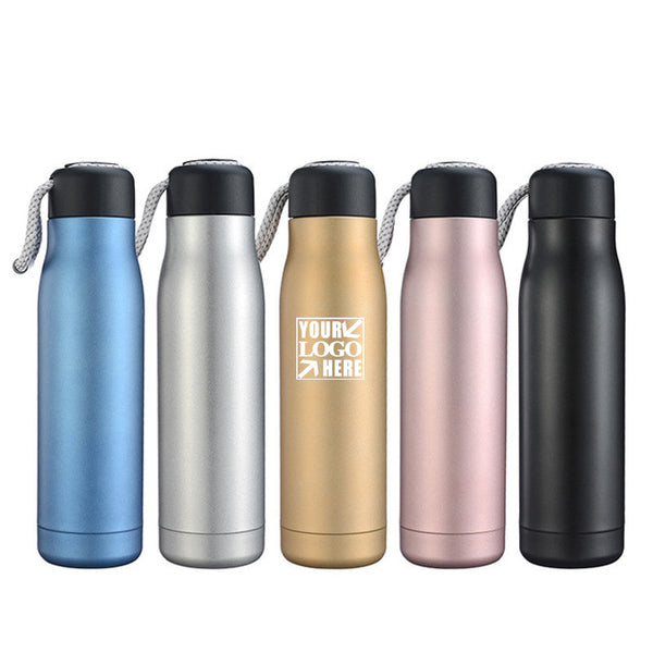 15 oz Belt Style Doulbe Wall Vacuum Bottle