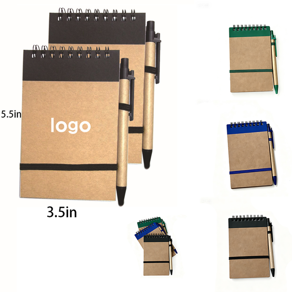 Retro Cowhide Coil Notebook