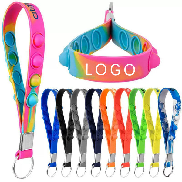 Silicone Pressure Relief Keychain
