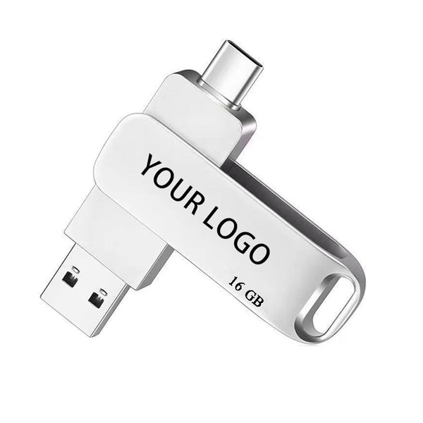 Real Price 2 in 1 Type C 16GB USB 2.0 Flash Drive