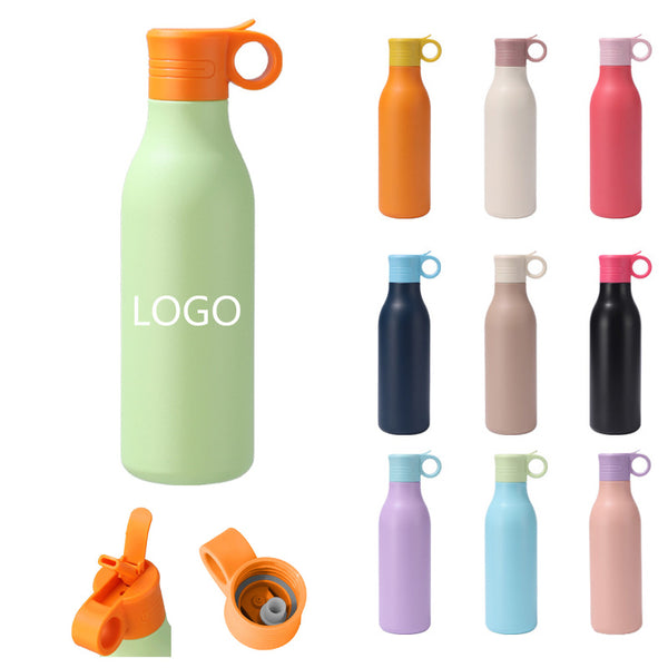 18oz Sport Thermal Water Bottle with Handle