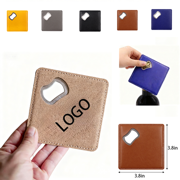 Wooden Square Bottle Opener